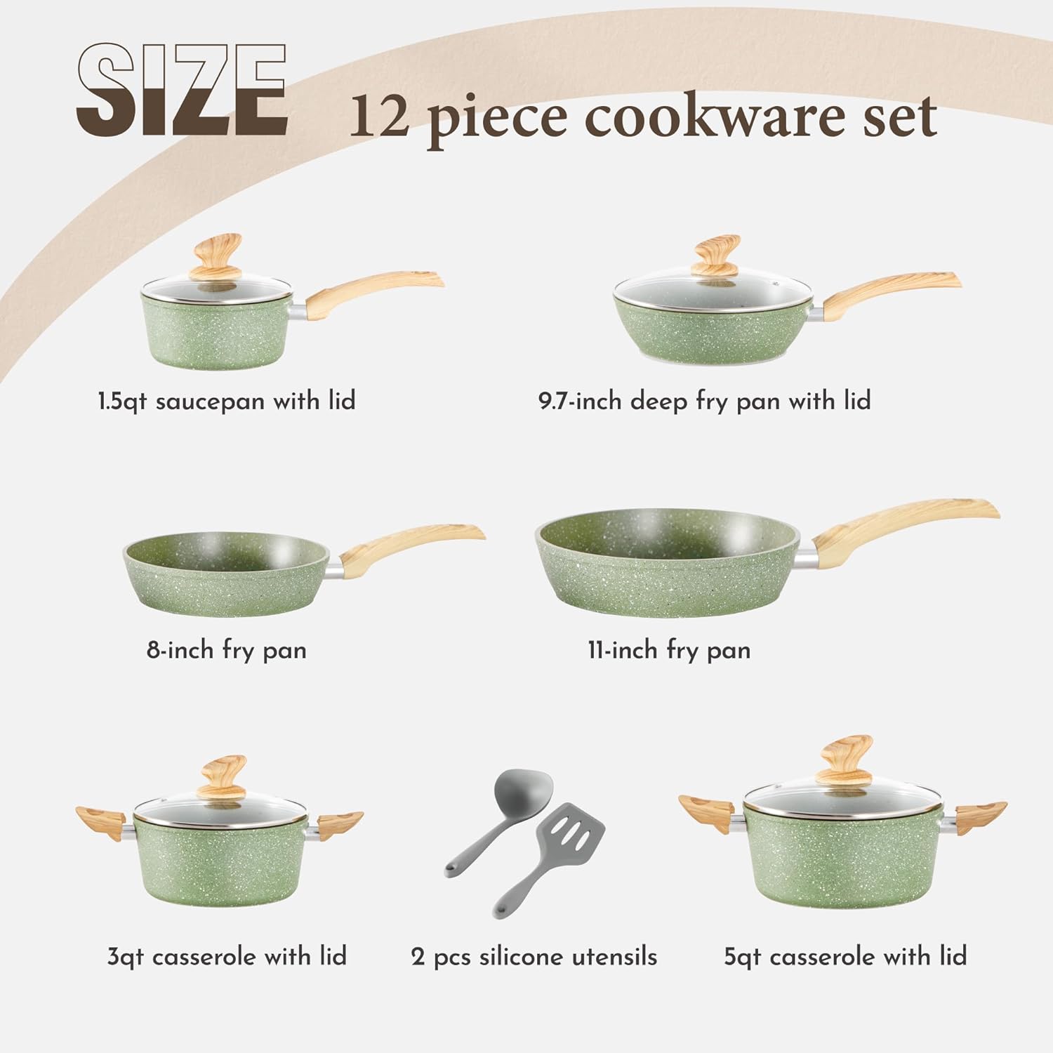 Kitchen Academy Induction Cookware Sets