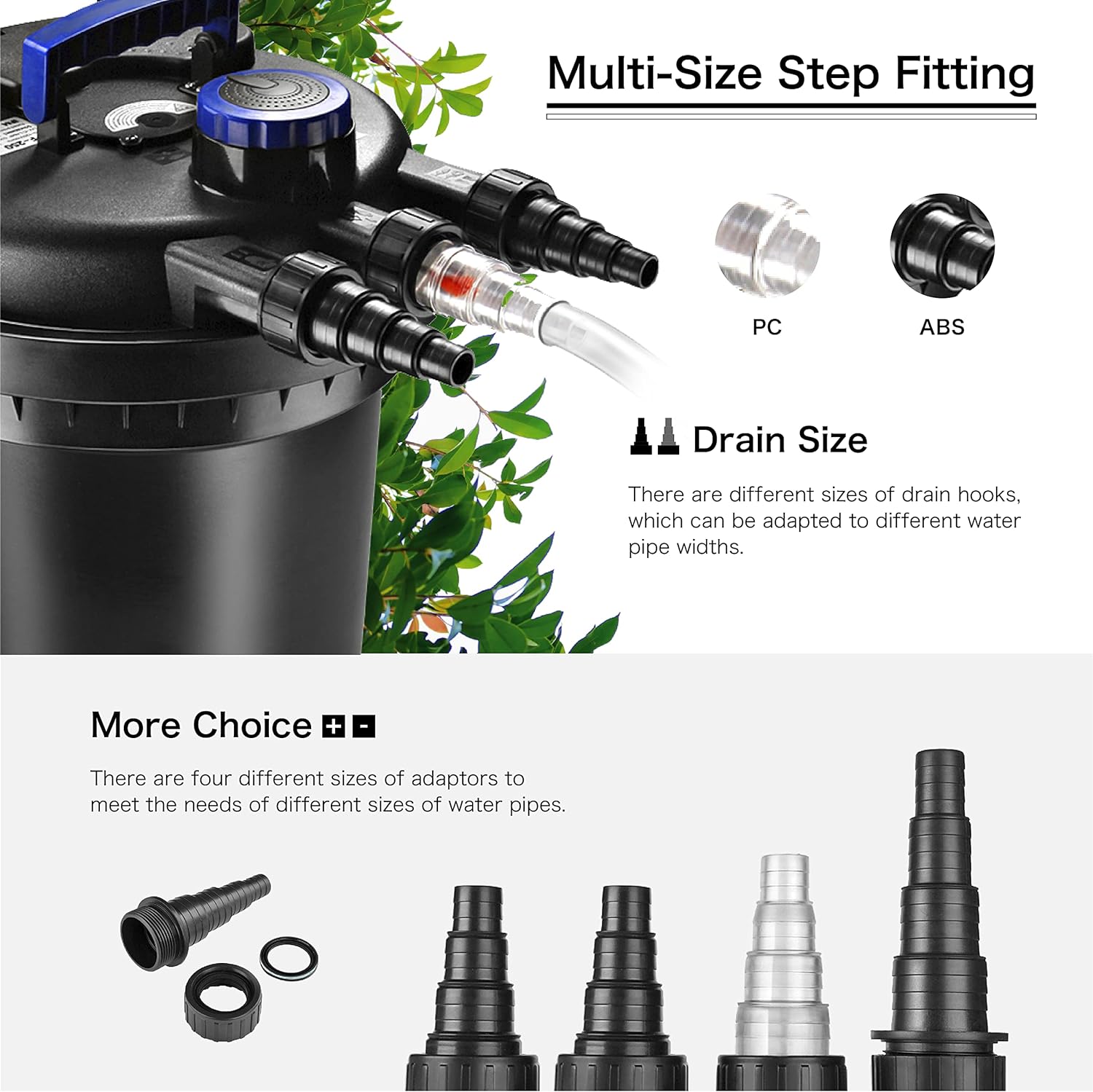 Pond Filter 2700-8000 Gallons 30000L